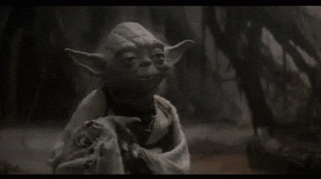 Scroll you must: Ein Gif mit Yoda. Scroll you must: Ein Gif mit Yoda.