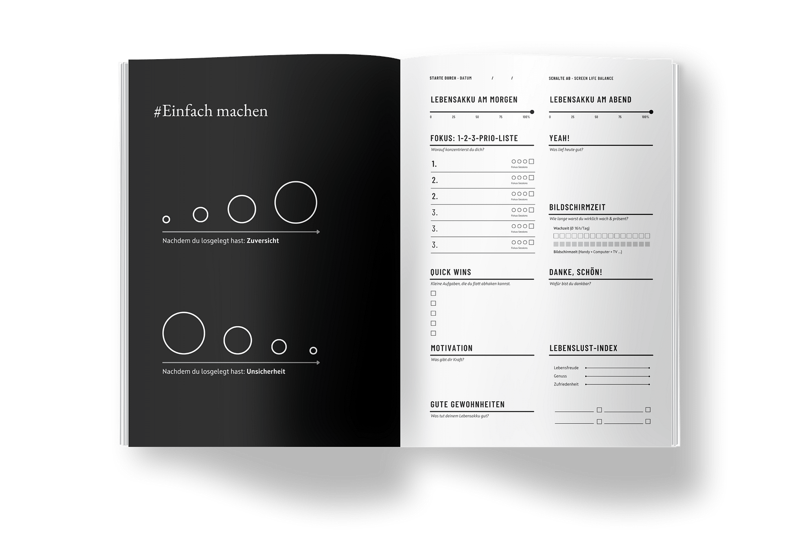 Fokus Reset: Der Tagesplaner von Anitra Eggler ©LIKE Publishing