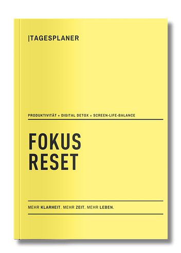 Tagesplaner Fokus Reset Cover ©LIKE Publishing Anitra Eggler