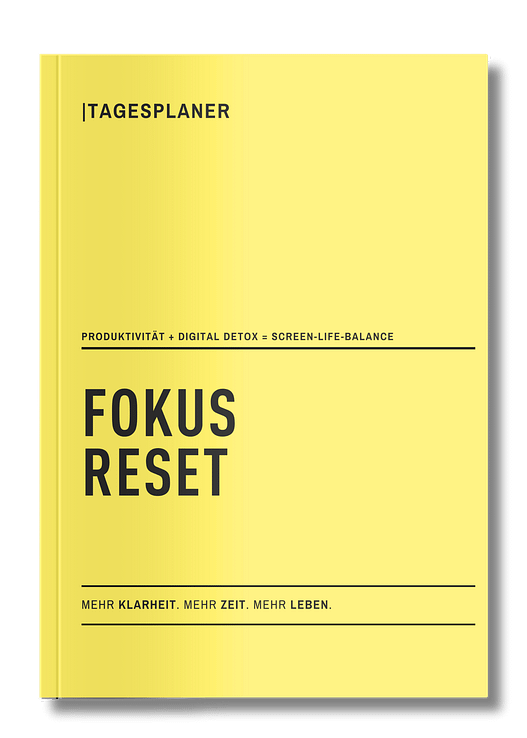 Tagesplaner Fokus Reset Cover ©LIKE Publishing Anitra Eggler